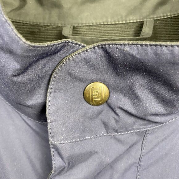FootJoy Jacket Mens Size XL Blue Logo Golf‎ Outdoors Zip Off Sleeve Dryjoy READ - Picture 7 of 12